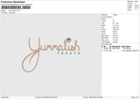 Yummalish Embroidery File 6 size