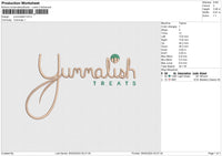 Yummalish Embroidery File 6 size