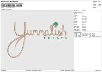 Yummalish Embroidery File 6 size