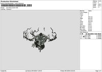 Zoro bnw 02 Embroidery File 6 sizes