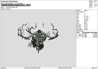 Zoro bnw 02 Embroidery File 6 sizes