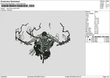 Zoro bnw 02 Embroidery File 6 sizes