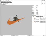 Swoosh Dog 01 Embroidery