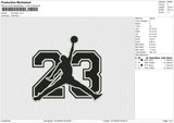 23 jordan Embroidery