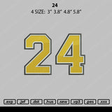 24 Embroidery File