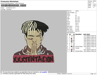 Xxxtentacion Embroidery