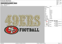 Football 0102 Embroidery File 6 sizes