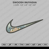 Swoosh Inuyasha Embroidery