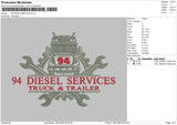 94 Diesel Service Embroidery