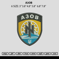 A3ob Embroidery File 6 sizes