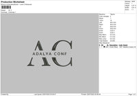 Ac Embroidery File 6 sizes