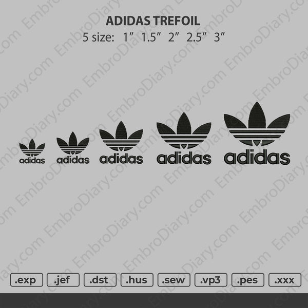 Adidas Trefoil Embroidery