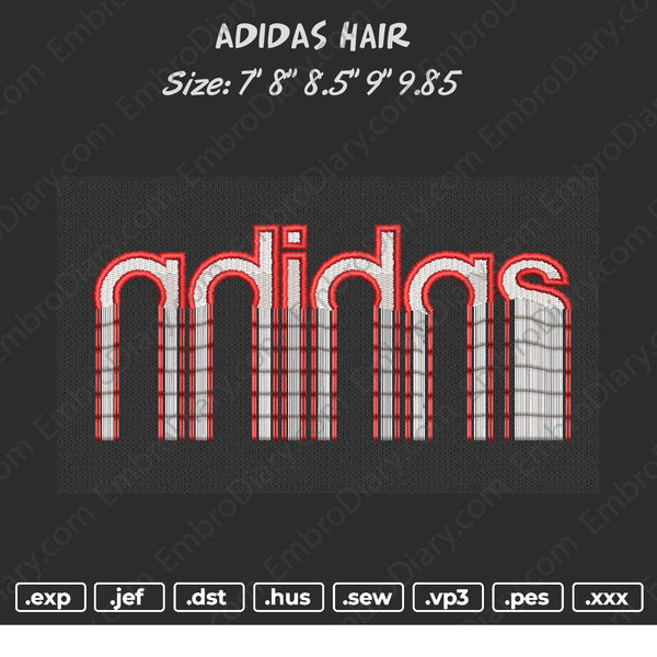 Adidas Hair Embroidery