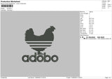 Adobo Embroidery File 6 sizes