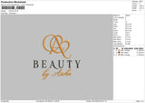 Beauty A Embroidery File 6 sizes