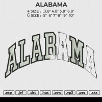 ALABAMA Embroidery