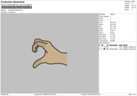 Aladin Hands V2 Embroidery File 6 sizes