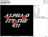 Alpha O Embroidery