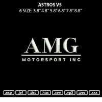 Amg Embroidery File 6 sizes