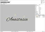 Anastasia Embroidery File 6 sizes