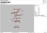 Text 0810 Embroidery File 6 sizes