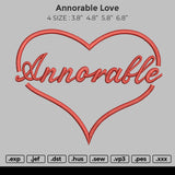 Annorable Love