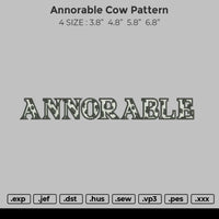 Annorable Cow Pattern