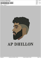 AP Dhillon Embroidery