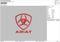 Ariat Embroidery File 6 sizes