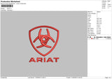 Ariat Embroidery File 6 sizes