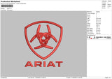 Ariat Embroidery File 6 sizes