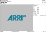 Arri Embroidery File 6 sizes