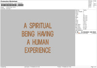 A Spiritual Embroidery File 6 sizes