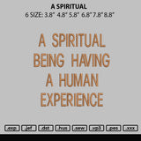 A Spiritual Embroidery File 6 sizes