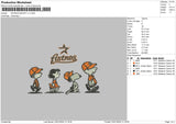 Astrosnoopy V1 Embroidery File 6 sizes