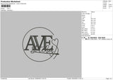 Ave Embroidery File 6 sizes