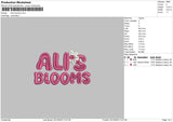 Alis Blooms Embroidery File 6 sizes