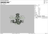 Anime Bw 1012 Embroidery File 6 sizes