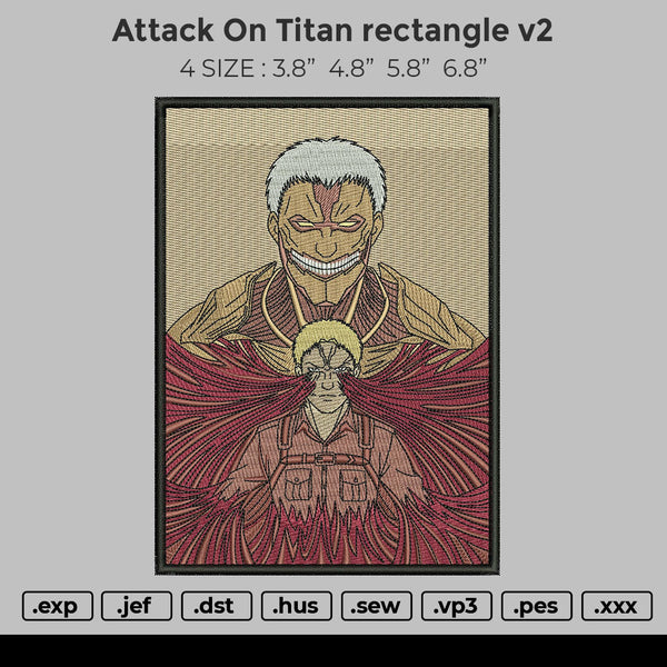 Attack on titan rectangle v2