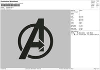 Avenger Logo Embroidery