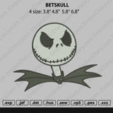 Batskull Embroidery