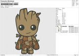 BABY GROOT Embroidery