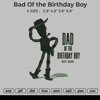 Bad Of The Birthday Boy