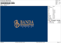 Banda 02 Embroidery File 6 sizes