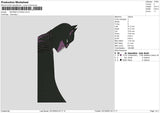 Batcouple 01 Embroidery File 6 sizes