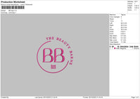 Bb Logo Embroidery File 6 sizes