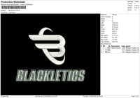 Blackletics Embroidery