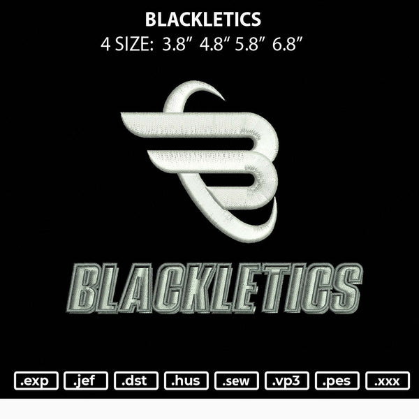 Blackletics Embroidery