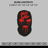 Block Lighter V5 Embroidery File 6 sizes