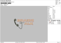 Braidz Embroidery File 6 sizes